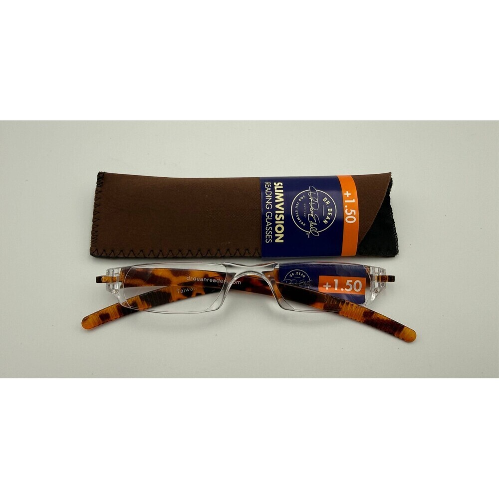 ICU Eyewear by Dr. Dean Edell Slim Vision Reading Glasses +1.50 Magnification